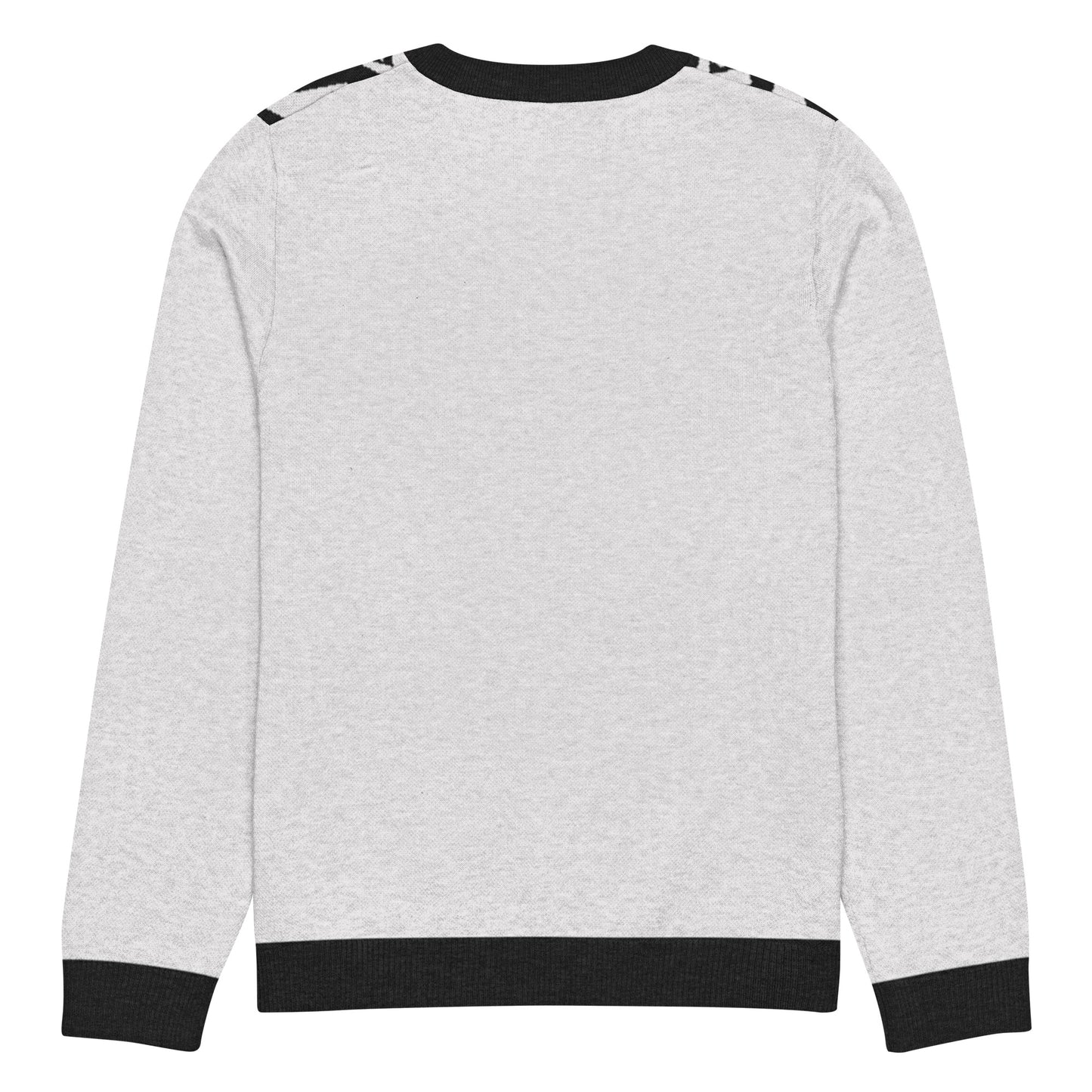 Knitted crew neck sweater