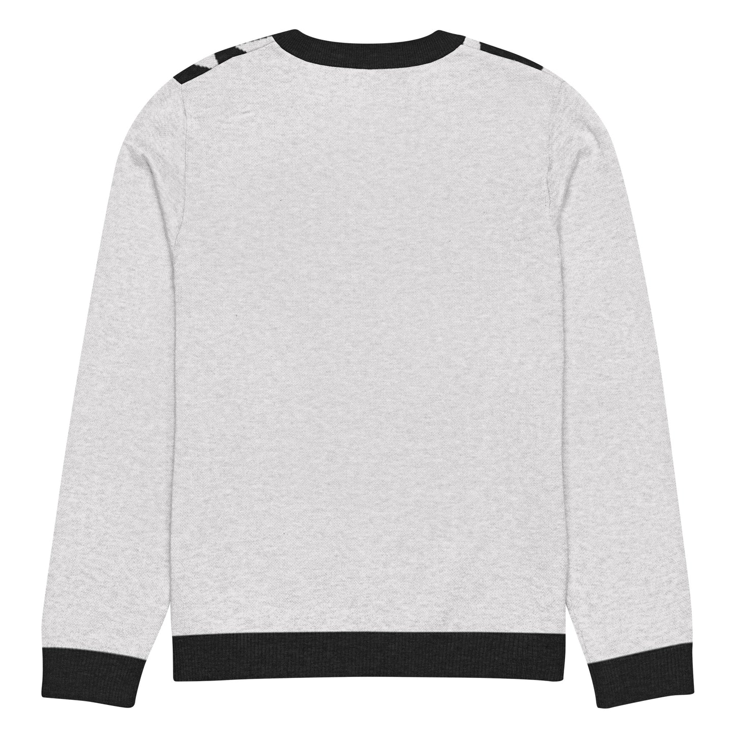 Knitted crew neck sweater