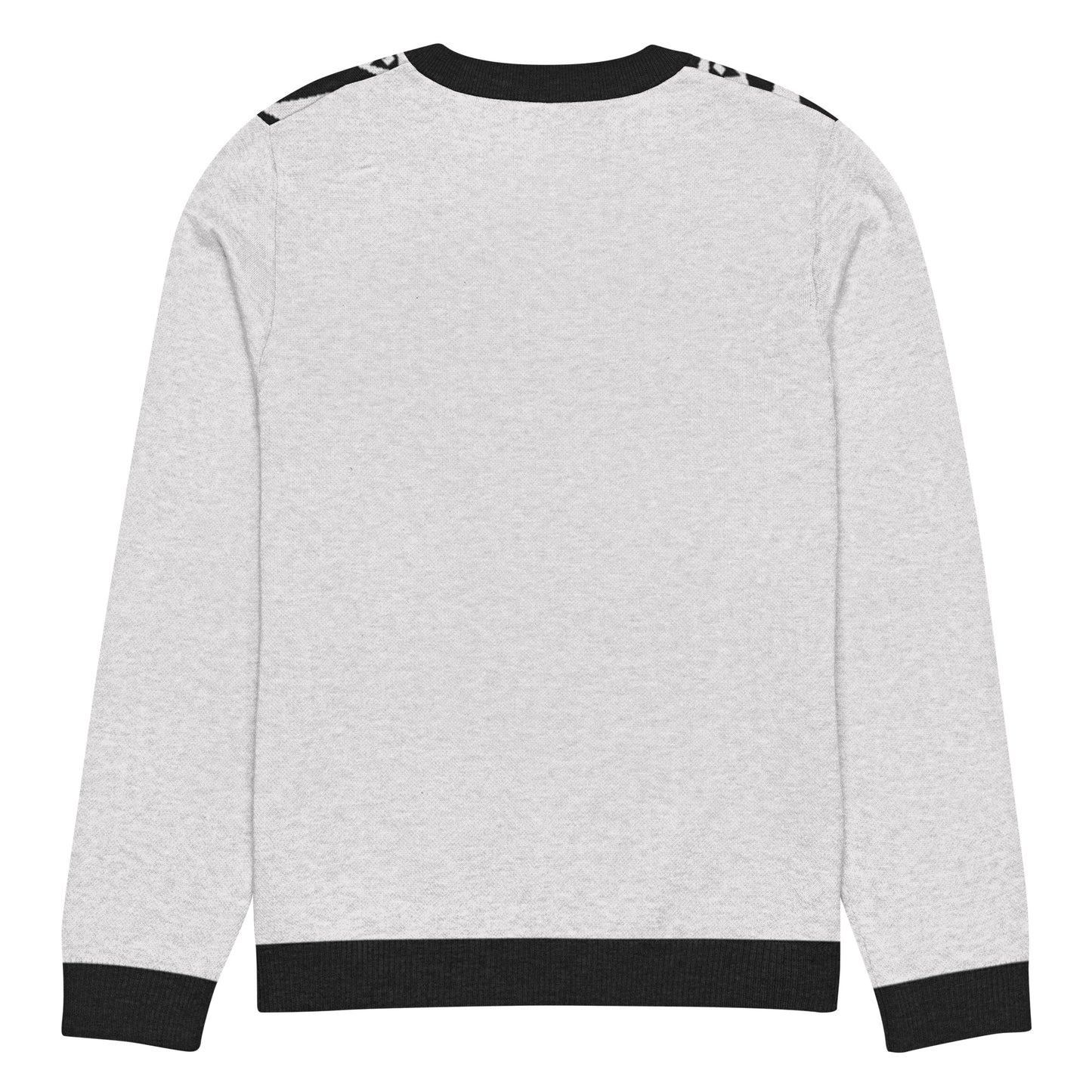 Knitted crew neck sweater