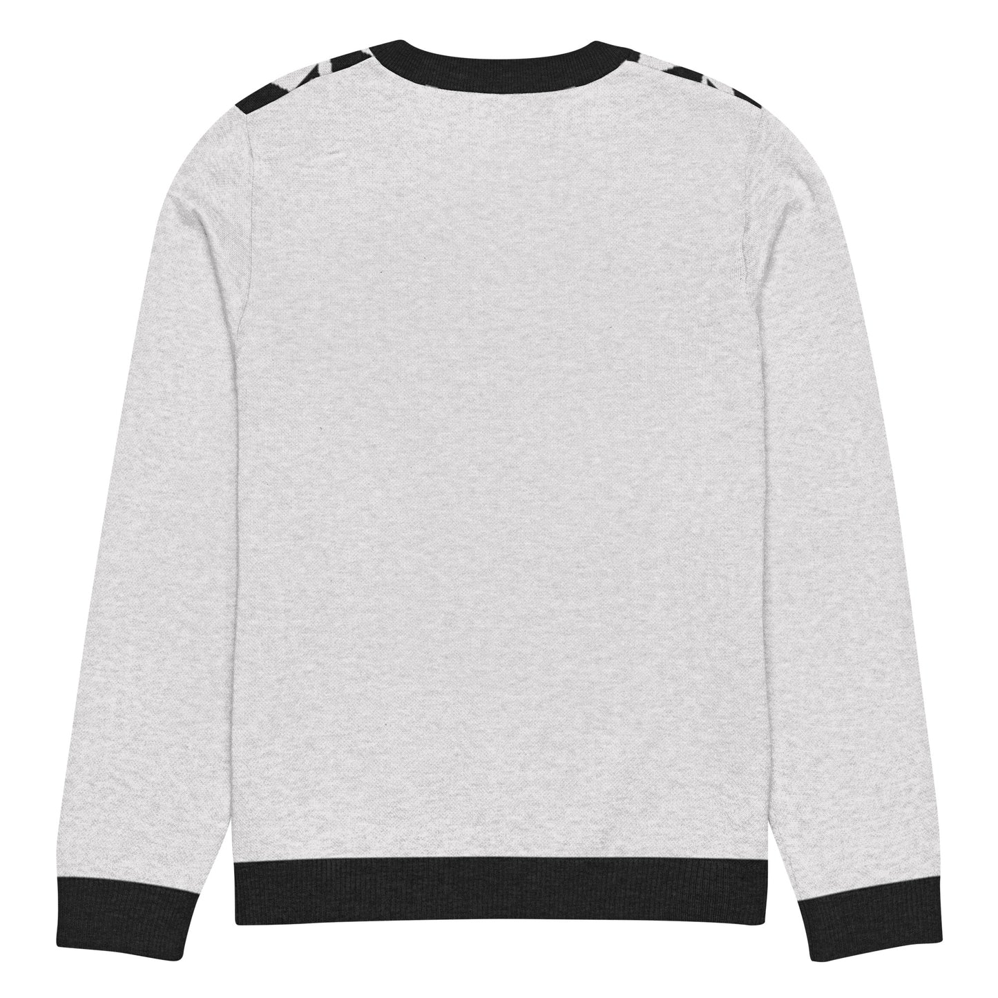 Knitted crew neck sweater