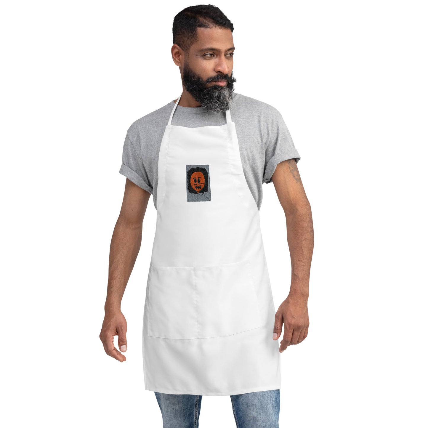 Embroidered Apron