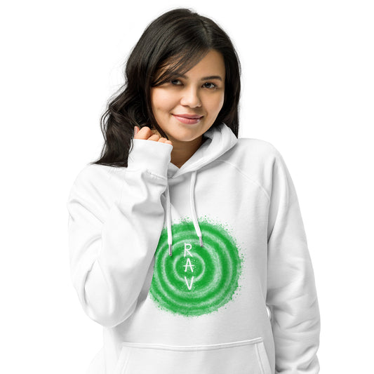 Unisex eco raglan hoodie