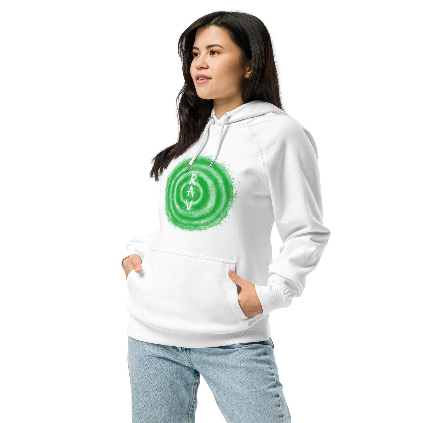 Unisex eco raglan hoodie